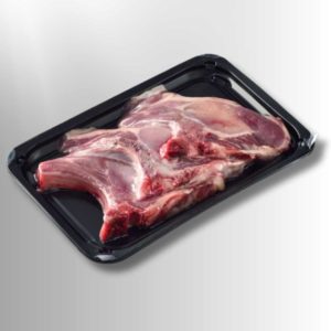 bandeja envasado carne fresca